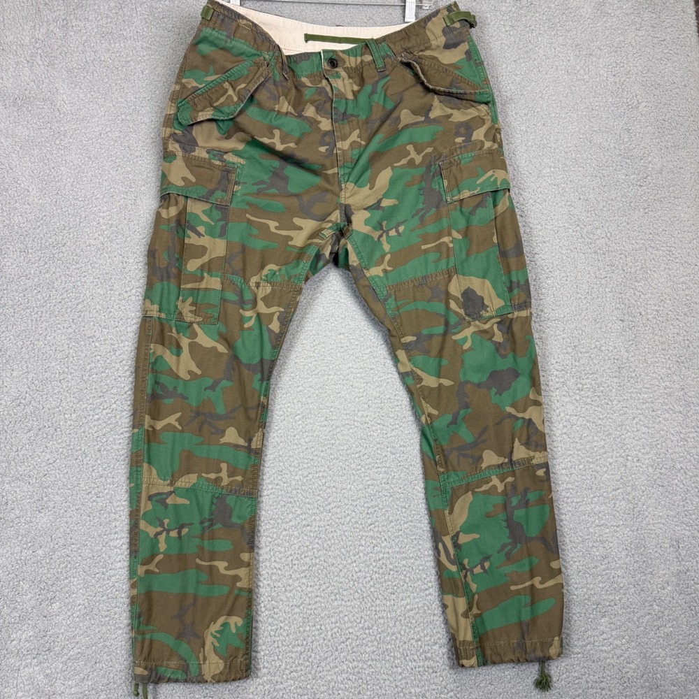 Polo Ralph Lauren Camo Cargo Pants Men's 34x30 Camouflage Utility Military
